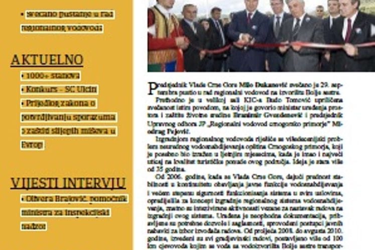 Informativni bilten Ministarstva uređenja prostora i zaštite životne sredine - br.5