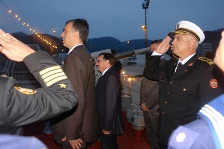 Svečani prijem na brodu Mornarice Ruske Federacije