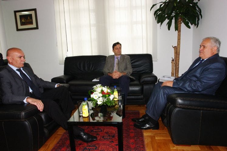 Ministar odbrane Boro Vučinić primio ambasadora Makedonije u Crnoj Gori Aleksandra Vasilevskog