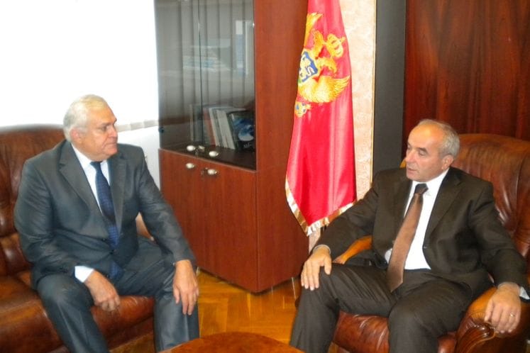 Ministar ekonomije Branko Vujović primio ambasadora Republike Makedonije u Crnoj Gori Aleksandra Vasilevskog