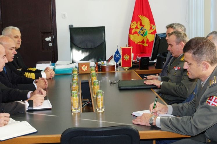 Ministar Vučinić primio načelnika Generalštaba Vojske Srbije