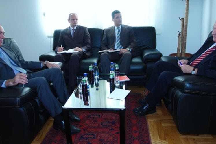 Ministar odbrane Boro Vučinić primio ambasadora Republike Slovačke Františeka Lipku