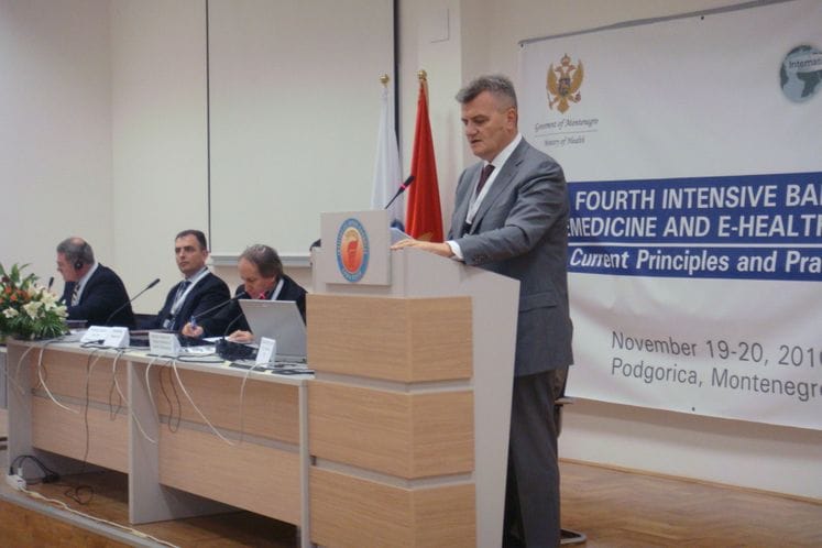 Govor ministra Radunovića povodom otvaranja 4. Balkanskog Intenzivnog telemedicinskog i e-Health seminara