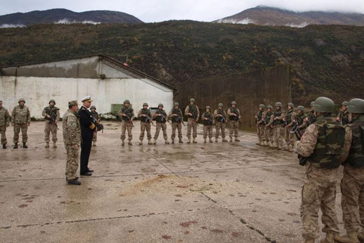 Viceadmiral Samardžić obišao pripadnike VCG koji će sačinjavati treći kontingent u mirovnoj misiji ISAF u Avganistanu