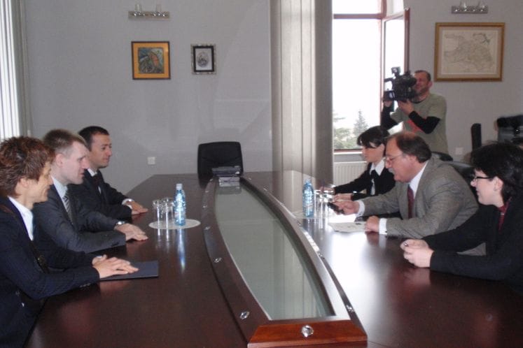 Tbilisi: Potpredsjednik Lukšić imao odvojene susrete sa predsjednikom Gruzije, Mihailom Sakašvilijem i ministrom inostranih poslova, Grigoriem Vašadzeom