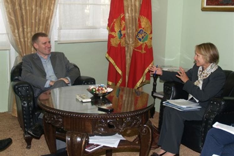 Deputy Prime Minister and Finance Minister, Mr. Igor Lukšić PhD., met with Ms. Jane Armitage, the World Bank Country Director and Regional Coordinator for Southeast Europe