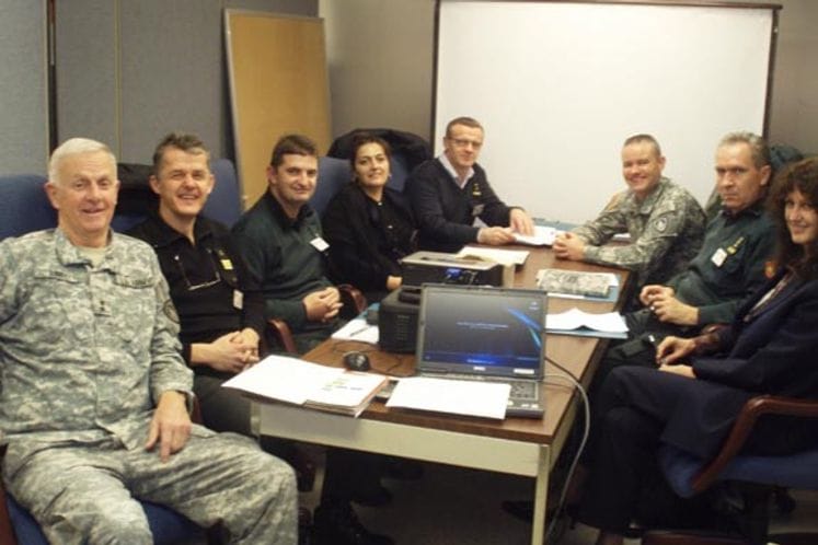 Posjeta delegacije Ministarstva odbrane Nacionalnoj Gardi Mejna