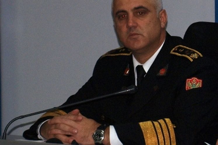 Uvodno izlaganje načelnika Generalštaba viceadmirala Dragana Samardžića sa redovnog polugodišnjeg brifinga vojnih atašea akreditovanih u Crnoj Gori