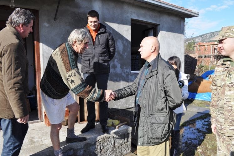 Ministar odbrane posjetio pogođena područja u Danilovgradu