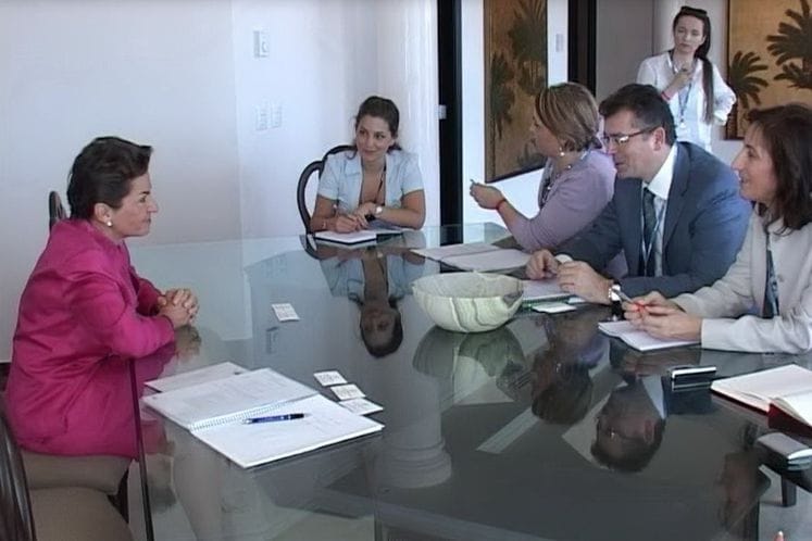 Susreti sa Christianom Figueres, Sekretarkom sekretarijata UN za klimatske promjene i Jernejem Stritihom iz Vlade Republike Slovenije