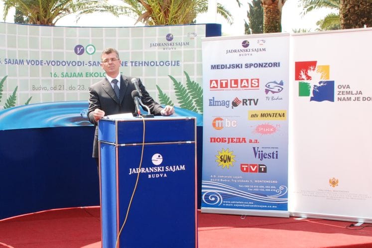 Izlaganje Branimira Gvozdenovića, ministra uređenja prostora i zaštite životne sredine povodom otvaranja Šesnaestog sajma ekologije 21. april, 2010. godine, Budva