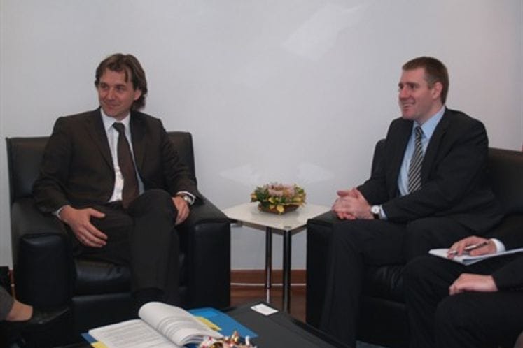 Saopštenje: Potpredsjednik Vlade i ministar finansija, dr Igor Lukšić, sastao se sa prvim potpredsjednikom Njemačke banke za razvoj, KfW, Ronaldom Silerom