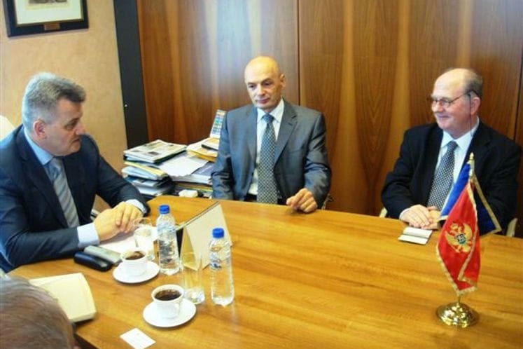 Ministar zdravlja doc.dr Miodrag Radunović primio visoku delegaciju Crvenog križa Hrvatske i amabasadora Hrvatske u Crnoj Gori NJ.E. Petra Turčinovića