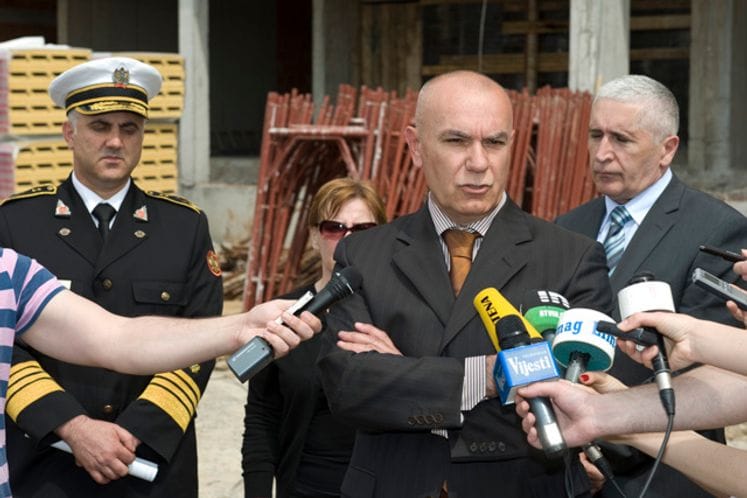 Novinarska pitanja prilikom obilaska gradilišta na Starom Aerodromu