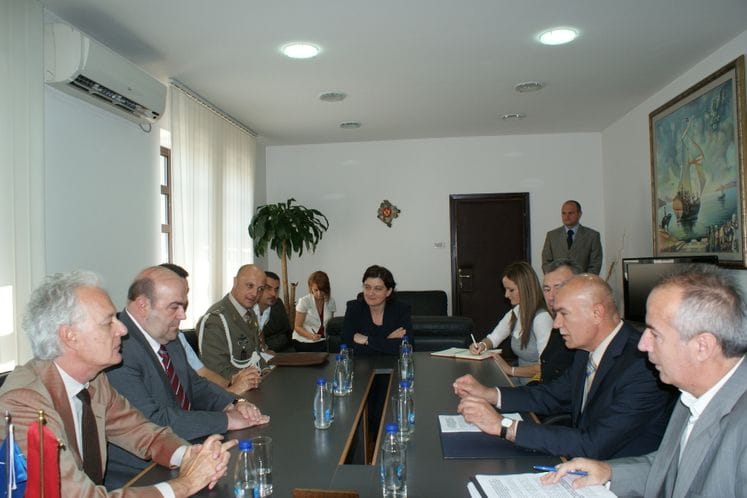 Ministar odbrane Boro Vučinić primio predstavnike Centra visokih studija bezbjednosti