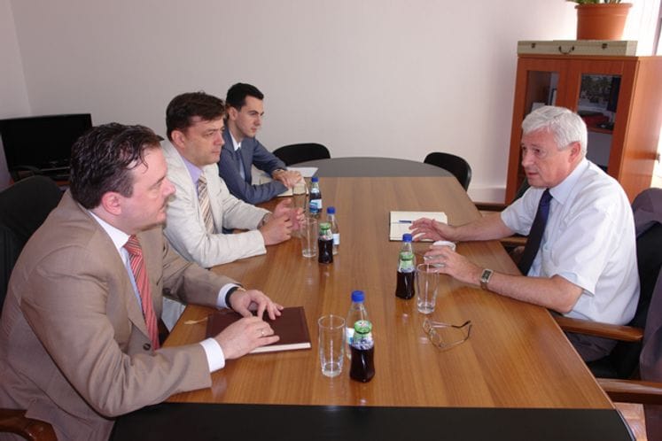 Pomoćnik ministra za politiku odbrane Draško Jovanović primio izraelskog ambasadora Artura Kola