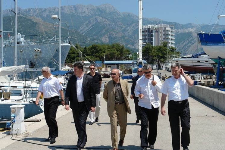 Ministar odbrane Boro Vučinić boravio u radnoj posjeti Luci Bar