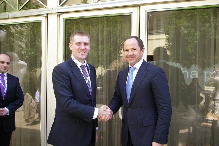 Zagreb: Deputy Prime Minister Lukšić, held several bilateral meetings at the EBRD Annual Meeting.