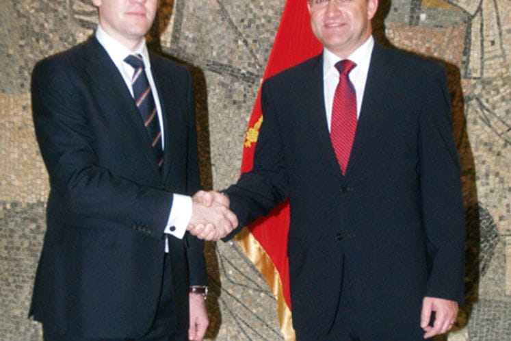 Deputy Prime Minister and Finance Minister, Mr. Igor Lukšić, PhD., met the Foreign Affairs Minister of Slovak Republic, Mr. Miroslav Lajčak