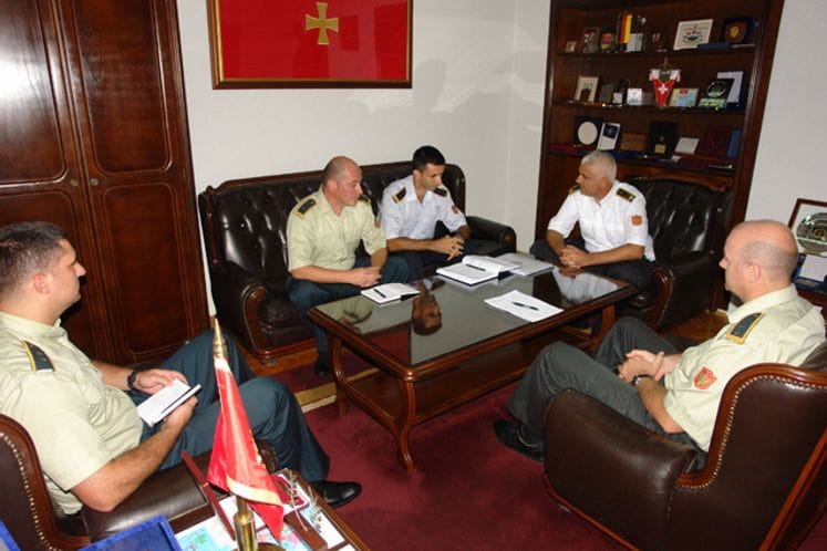 Načelnik Generalštaba Vojske Crne Gore viceadmiral Dragan Samardžić primio rukovodstvo tima Vojske Crne Gore koji će učestvovati na USEUCOM vježbi „Combined Endeavor 2010“