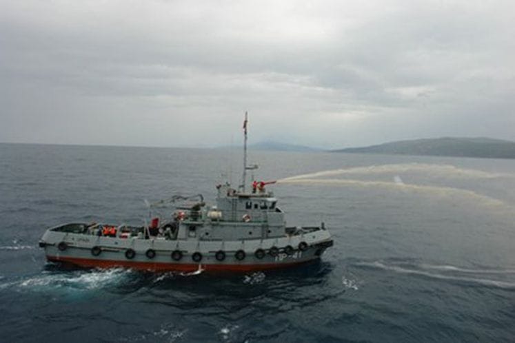 Svečani doček Pučinskog remorkera PR-41 nakon vježbe ’’ADRION CAX – LIVEX 2010’’