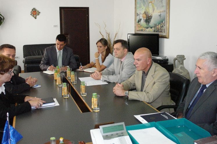 Ministar odbrane Boro Vučinić primio šeficu Misije Organizacije za evropsku bezbjednost i saradnju (OEBS) ambasadorku Paraskivu Badesku