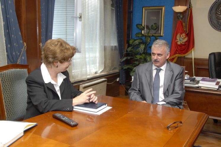 Saopštenje: Odlazeći ambasador OEBS-a u Crnoj Gori Paraskiva Badesku u oproštajnoj posjeti Ministarstvu pravde