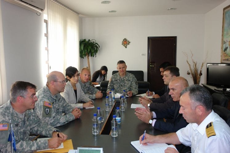 Ministar odbrane Boro Vučinić i načelnik Generalštaba VCG viceadmiral Dragan Samardžić razgovarali sa načelnikom štaba Nacionalne garde države Mejn pukovnikom Džonom Jansenom