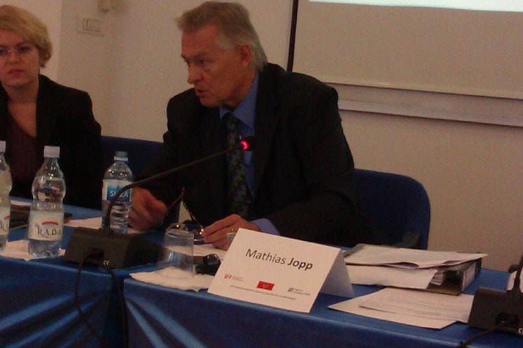 Izjava Mathiasa Joppa, direktora IEP-a, prilikom otvaranja trodnevnog seminara o pravilima javnih nabavki za ugovore o uslugama