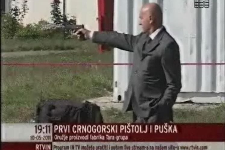 Prvi crnogorski pištolj i puška, TV IN 5. oktobar 2011.