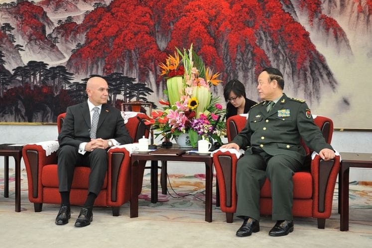 Minister Vucinic meets with General Guo Boxiong