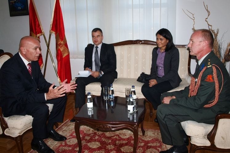 Ministar Vučinić primio vojnog atašea Kraljevine Holandije