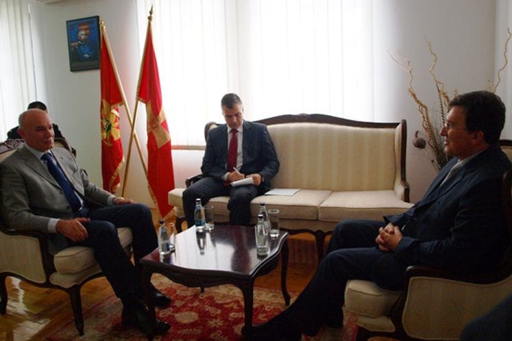 Ministar Vučinić primio ambasadora Bosne i Hercegovine