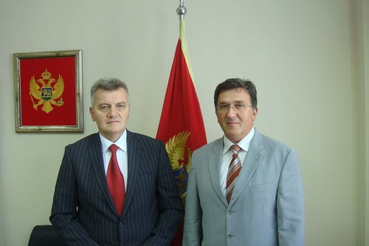 Saopštenje: Ministar Radunović primio novoimenovanog ambasadora Bosne i Hercegovine Izmira Talića