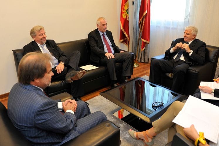 Potpredsjednik Vlade i ministar pravde Duško Marković primio delegaciju Parlamentarne skupštine Organizacije za evropsku bezbjednost i saradnju