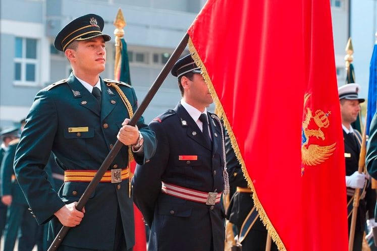 Celebrating the Day of the Armed Forces of Montenegro