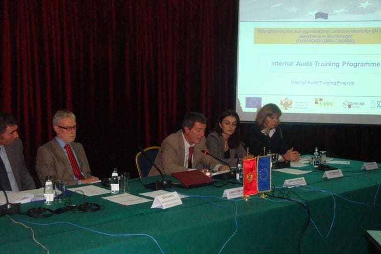 Radionica za obuku u unutrašnjoj reviziji: uvodno izlaganje Nikole Bertolinija, šefa sektora za implementaciju projekata