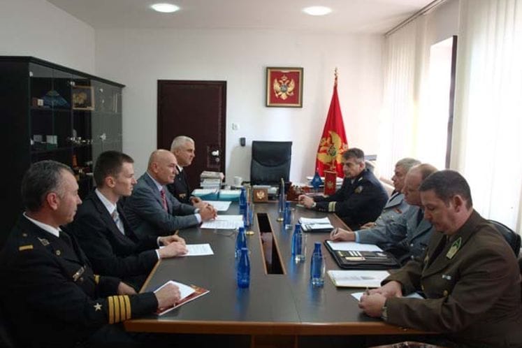 Ministar Vučinić primio generala Bornemana