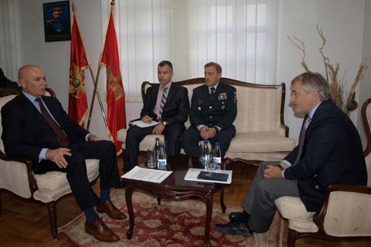 Ministar Vučinić primio ambasadora Gaspariča