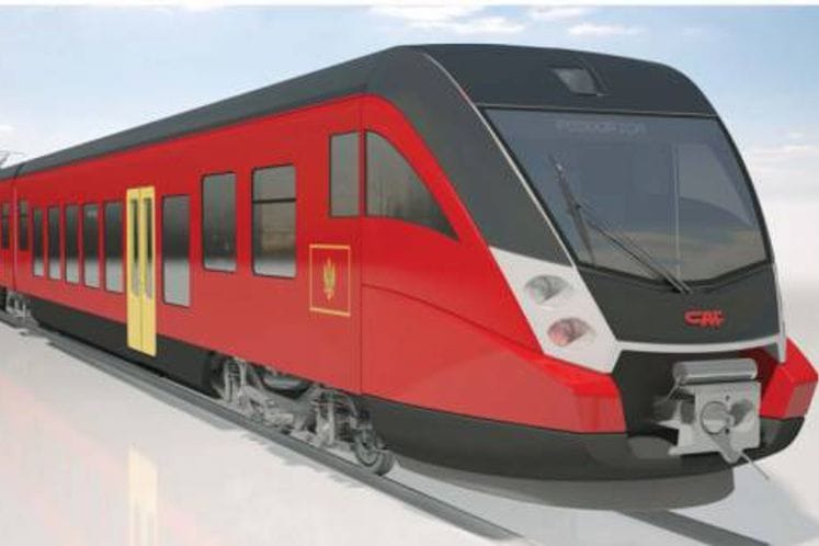 U junu 2013. godine Crna Gora dobiće tri nova elektromotorna voza