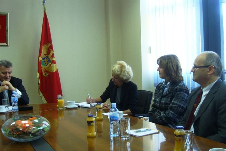 Ministar zdravlja doc.dr Miodrag Radunović primio je profesora Medicinskog fakulteta iz Ljubljane – Katedre za porodičnu medicinu prof.dr Janka Kersnika