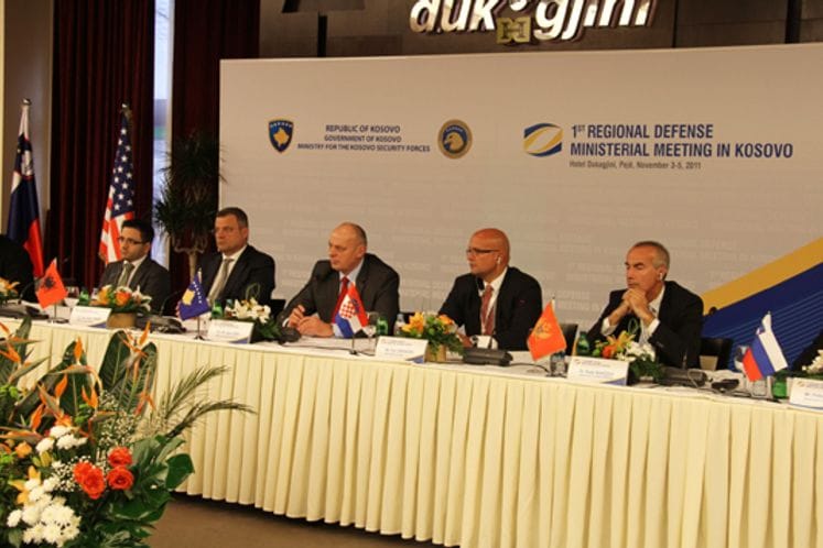 Crnogorska delegacija učestvovala na 1. Regionalnom sastanku ministara odbrane na Kosovu