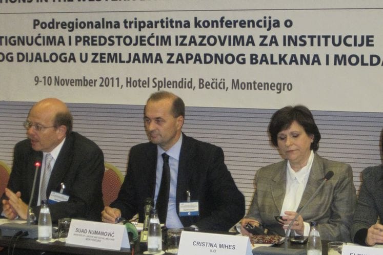 Ministar dr Suad Numanović otvorio Konferenciju „Dostignuća i izazovi institucija socijalnog dijaloga u zemljama Zapadnog Balkana i Moldavije“