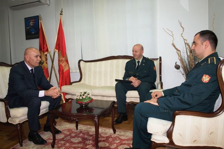 Ministar Vučinić primio majora Kneževića