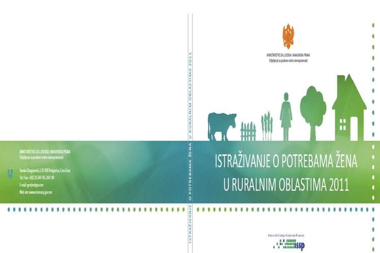 Ovdje možete preuzeti istraživanje o potrebama žena u ruralnim oblastima 2011