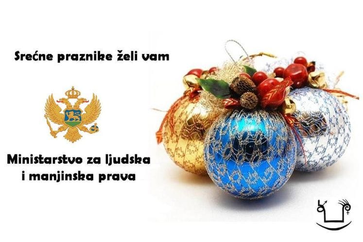 Srećne praznike želi vam Ministarstvo za ljudska i manjinska prava