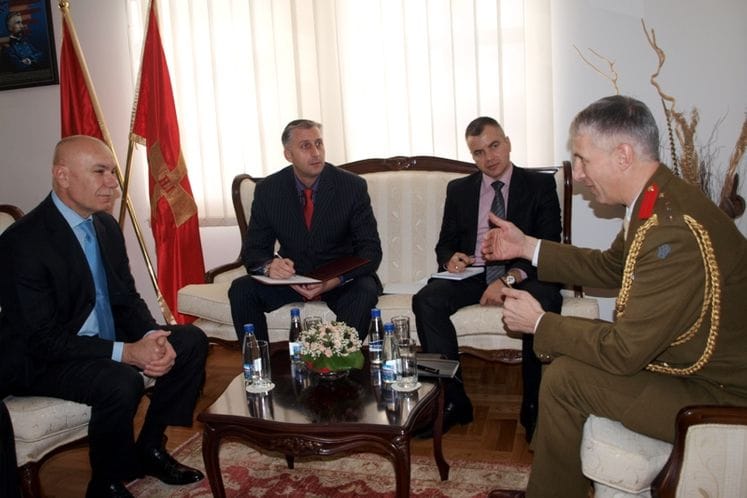 Ministar Vučinić primio pukovnika Ingliša