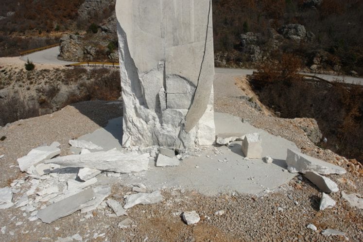 Osuda oštećenja obeliska na Tuđemilu