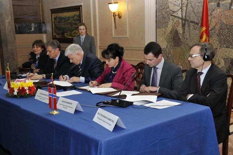 Potpisan aneks Memoranduma o razumijevanju za implementaciju projekta “Jačanje pravosuđa u Crnoj Gori”