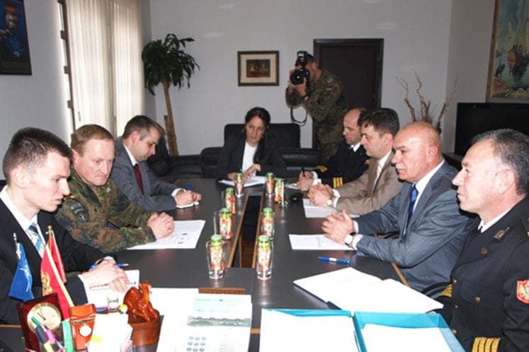 Ministar Vučinić primio komandanta KFOR-a